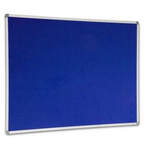 blue felt pin board