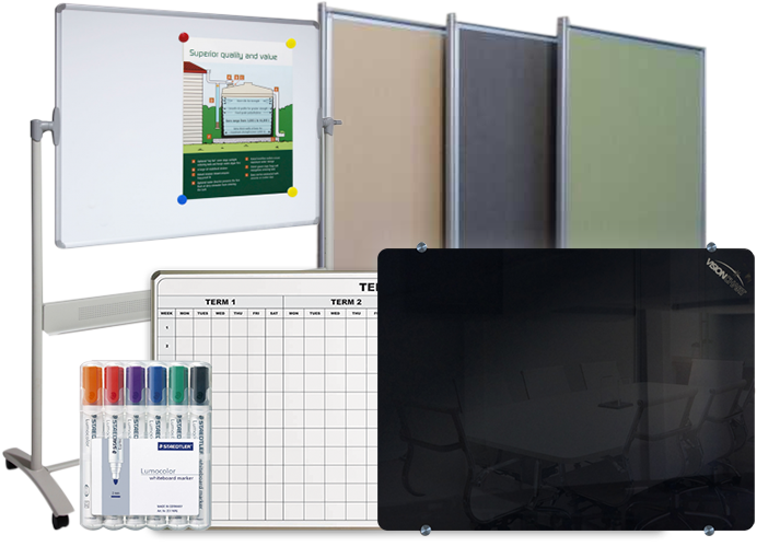 Buy Whiteboards and Glassboards Free Delivery Australia Wide