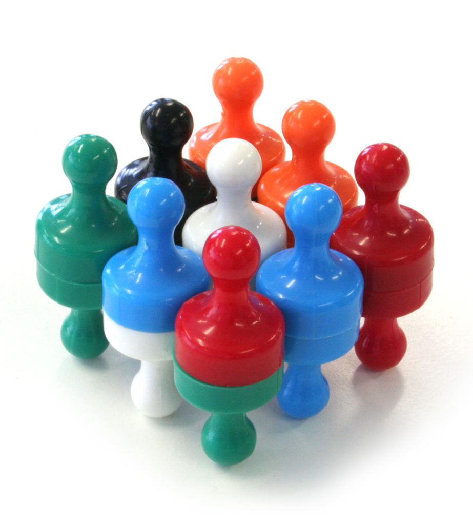 Coloured "Skittle" Glassboard Designer Allboards