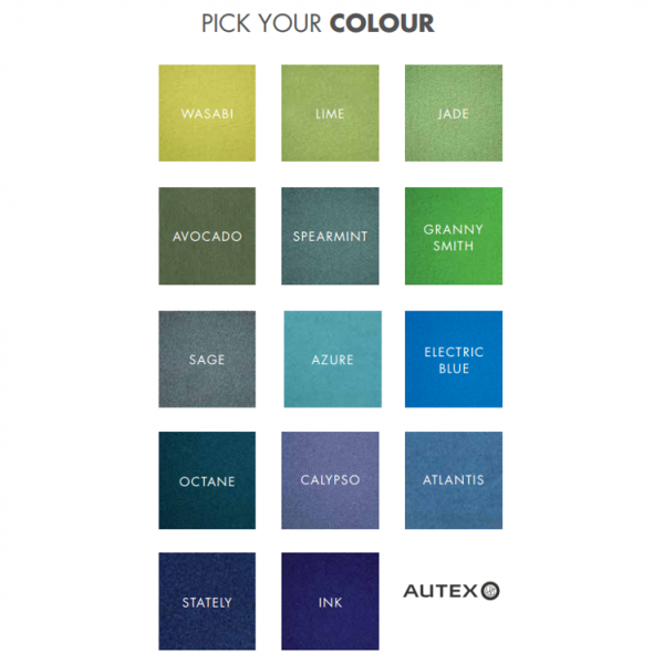 Autex Colour Chart